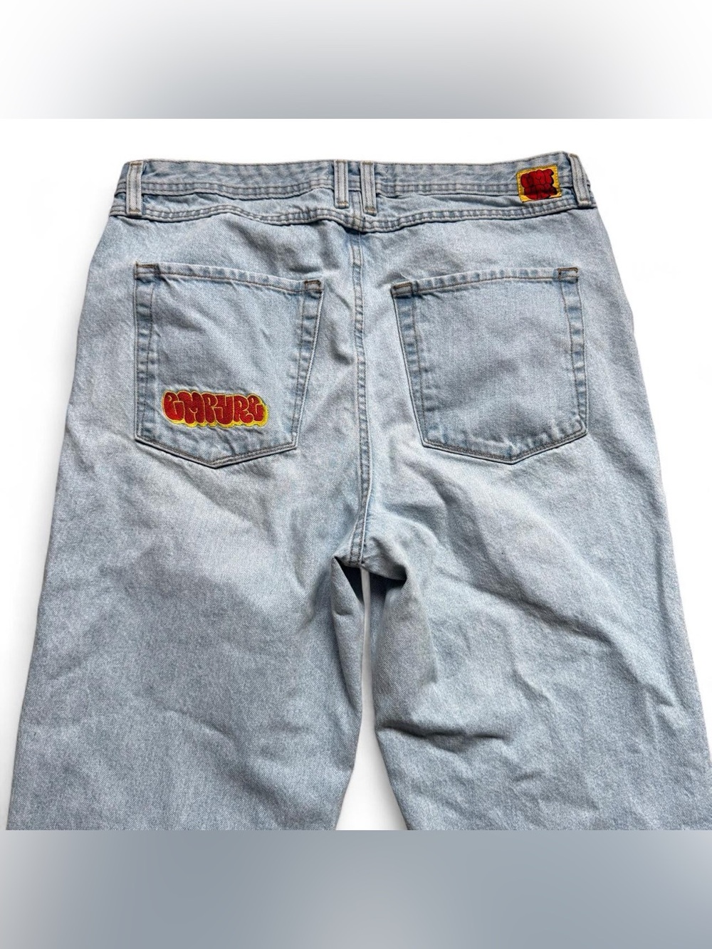 Empyre Baggy Light Wash Loose Fit Skate Jeans 38"
